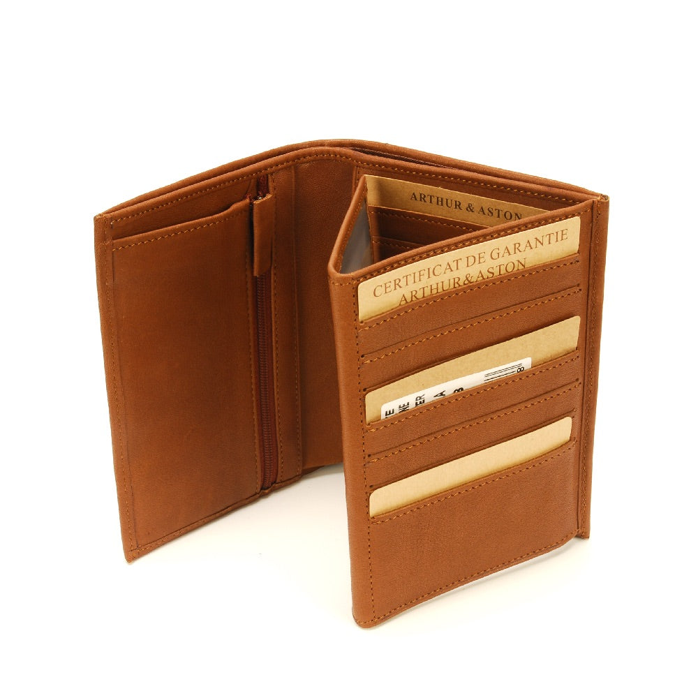 arthur-et-aston-johany-portefeuille-cuir-ch-taigne-anti-rfid image 4