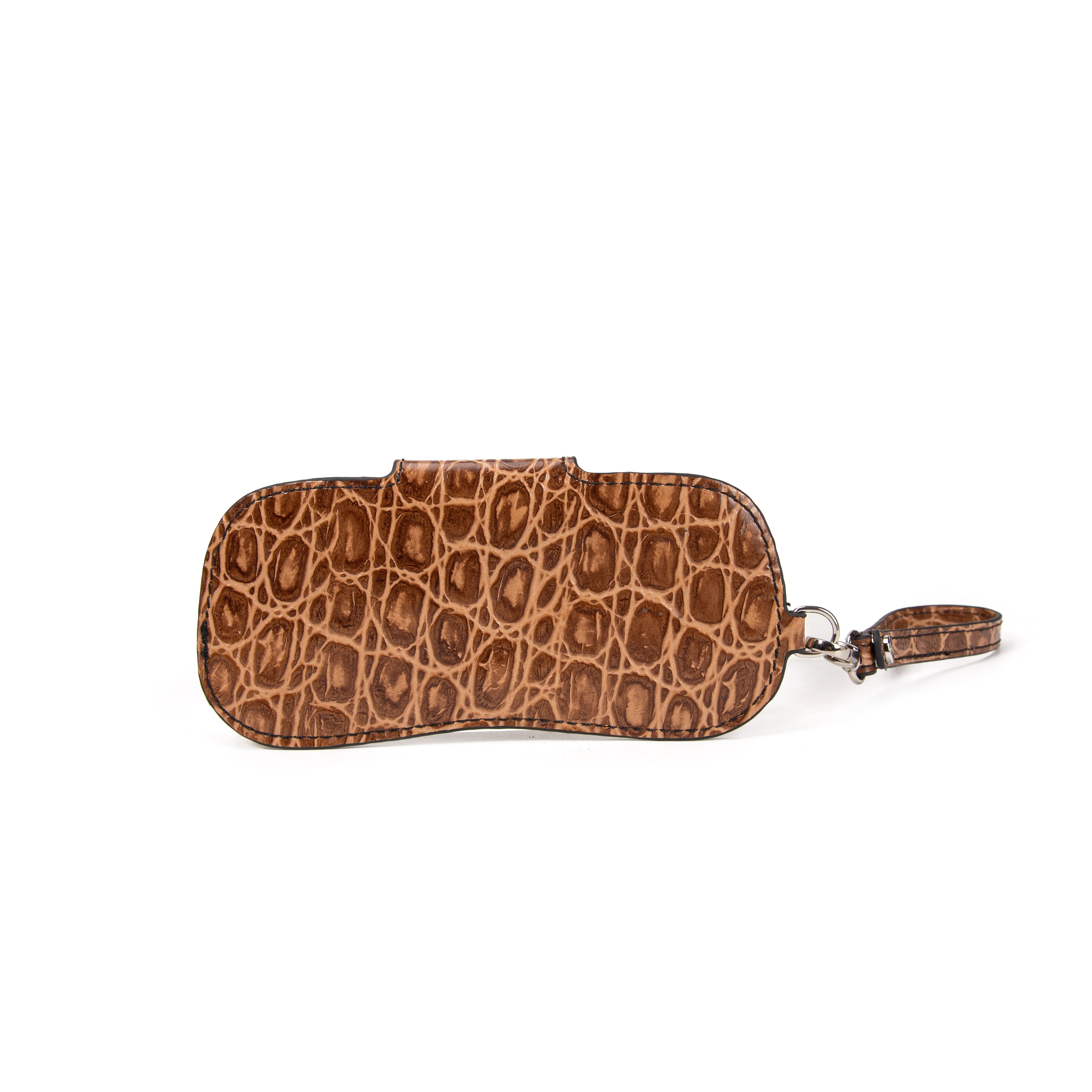 kate-lee-ecrin-tui-lunettes-cuir-marron-croco image 2