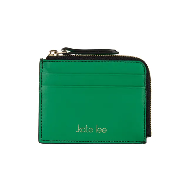 kate-lee-alo-s-porte-monnaie-vert-gazon-vachette image 1