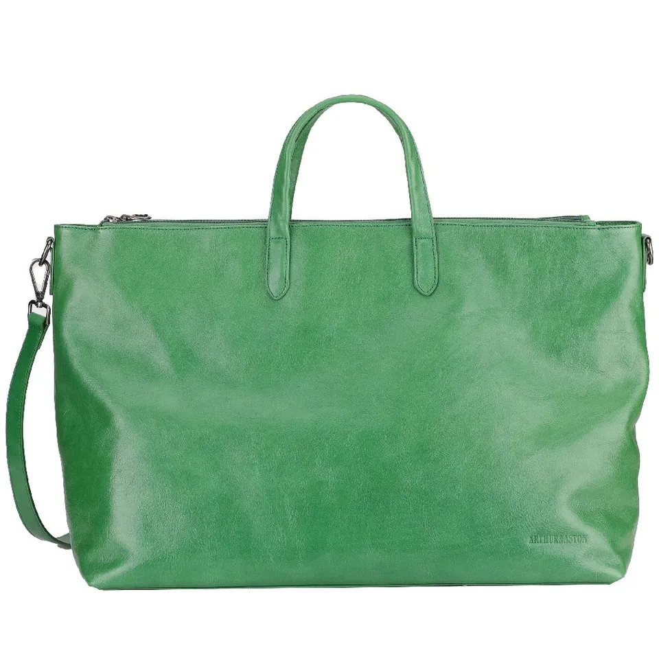 arthur-et-aston-edith-sac-de-voyage-cuir-vert-cabine image 1