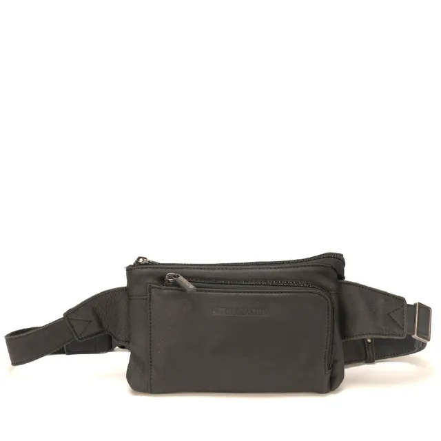 arthur-et-aston-oscar-sac-banane-homme-noir-cuir image 1
