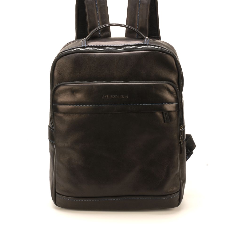 arthur-et-aston-pablo-sac-dos-cuir-ch-taigne-homme image 6
