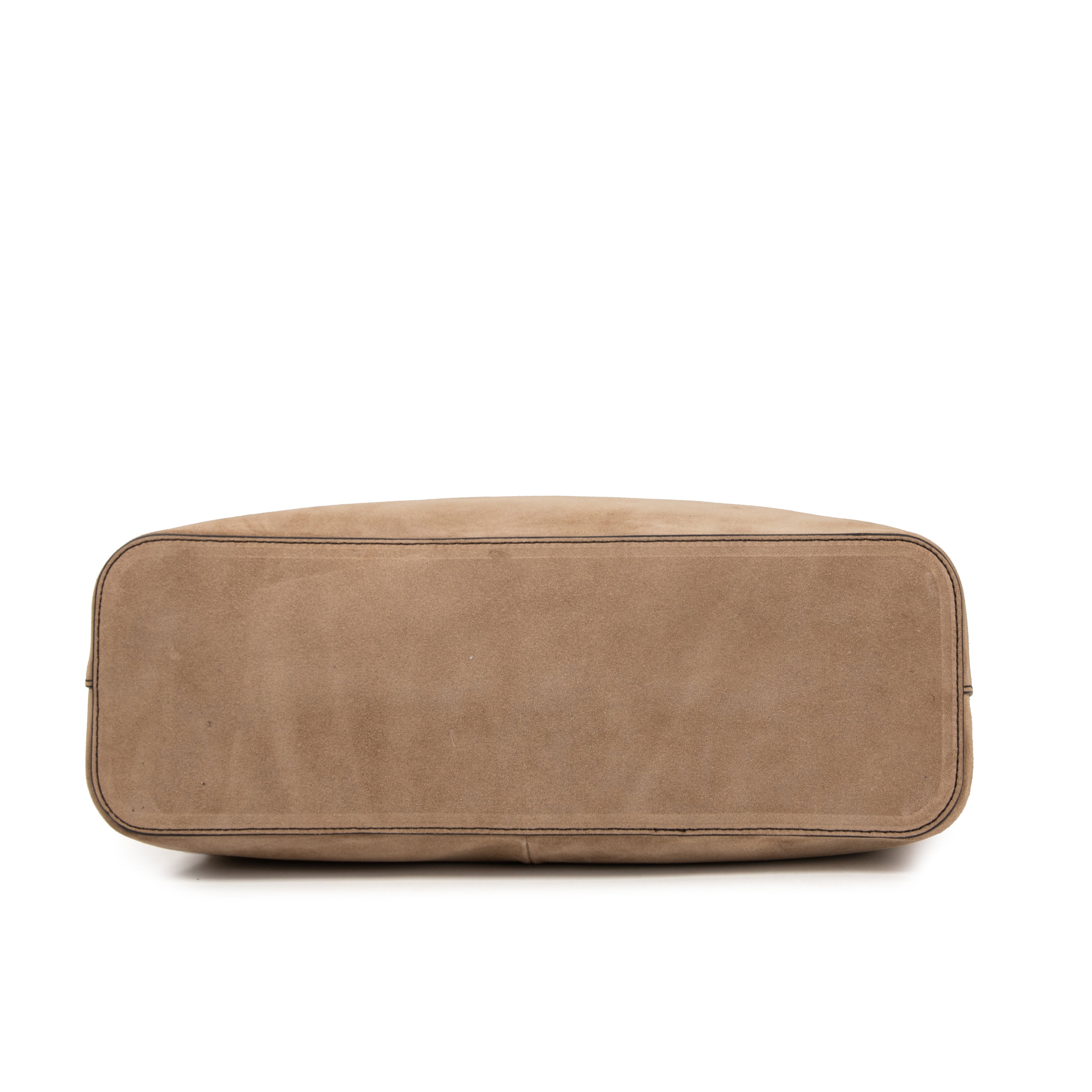 kate-lee-lune-sac-cabas-cuir-velours-beige image 5