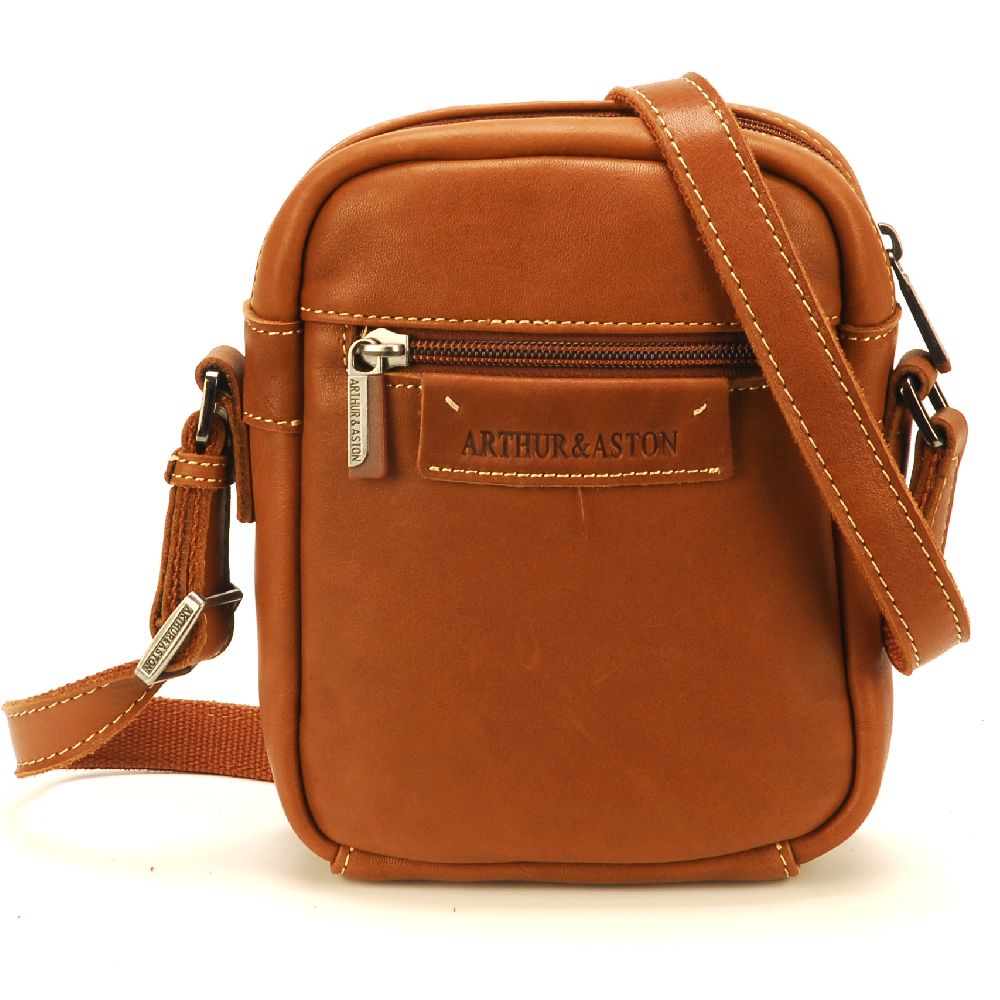 arthur-et-aston-johany-petit-sac-travers-cuir-homme-ch-taigne image 6
