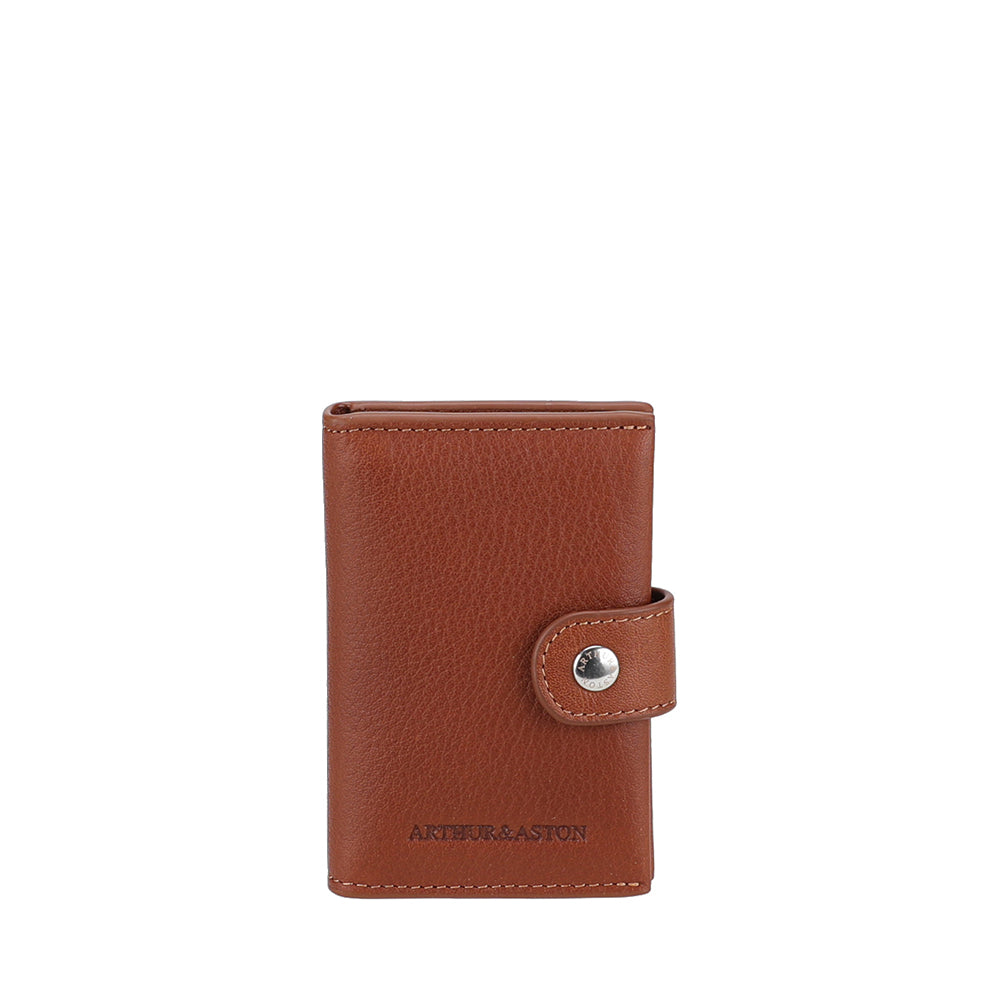 arthur-et-aston-ange-porte-cartes-cuir-noir-pression-rfid image 3