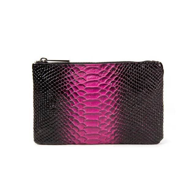 kate-lee-nouvelle-ligne-pochette-zipp-e-l-violet-serpent image 1