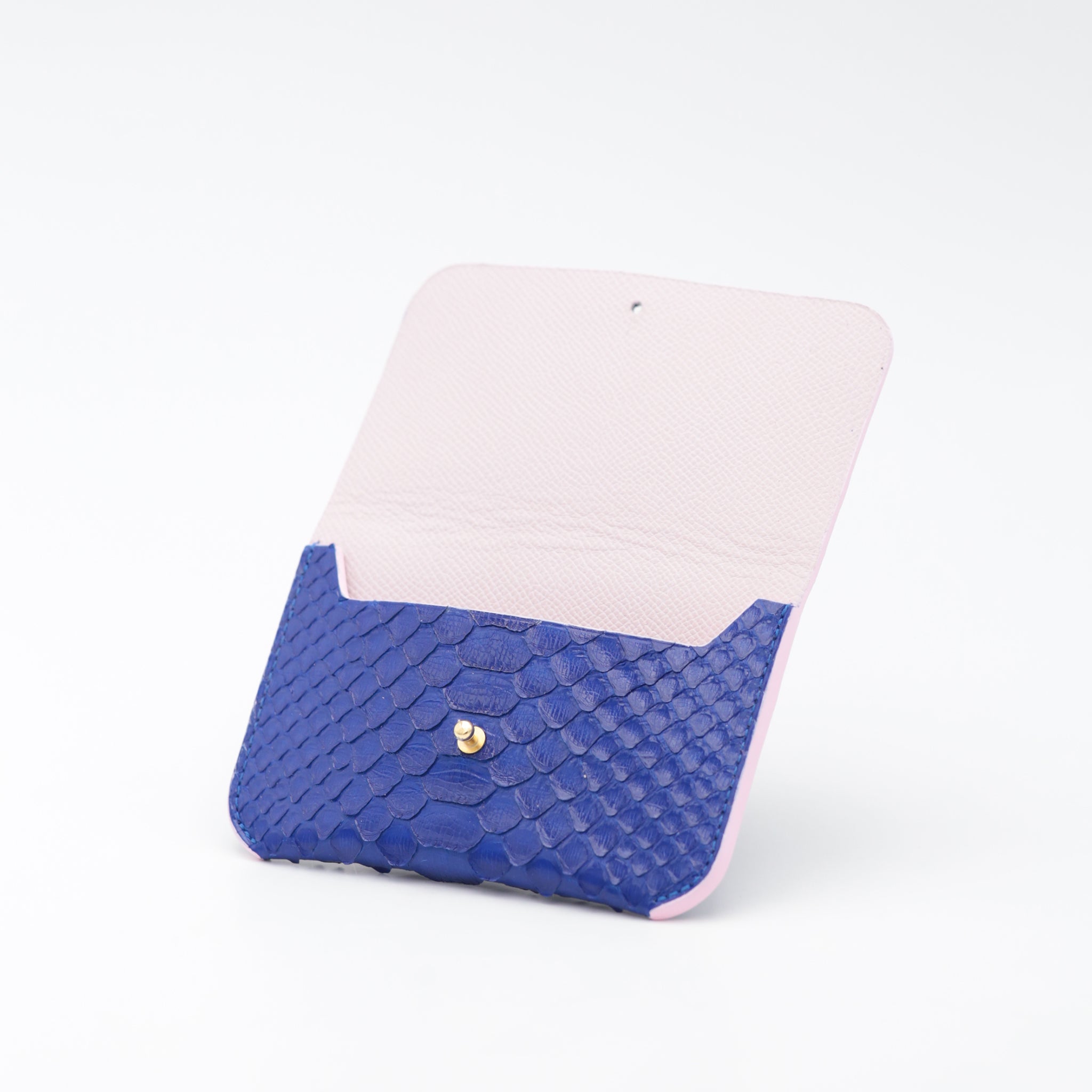 atelier-penso-ft-porte-cartes-cuir-python-bleu-9x13-cm image 4