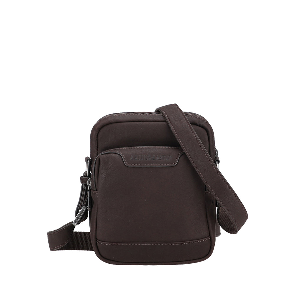 arthur-et-aston-ars-ne-sac-travers-cuir-noir-homme image 1