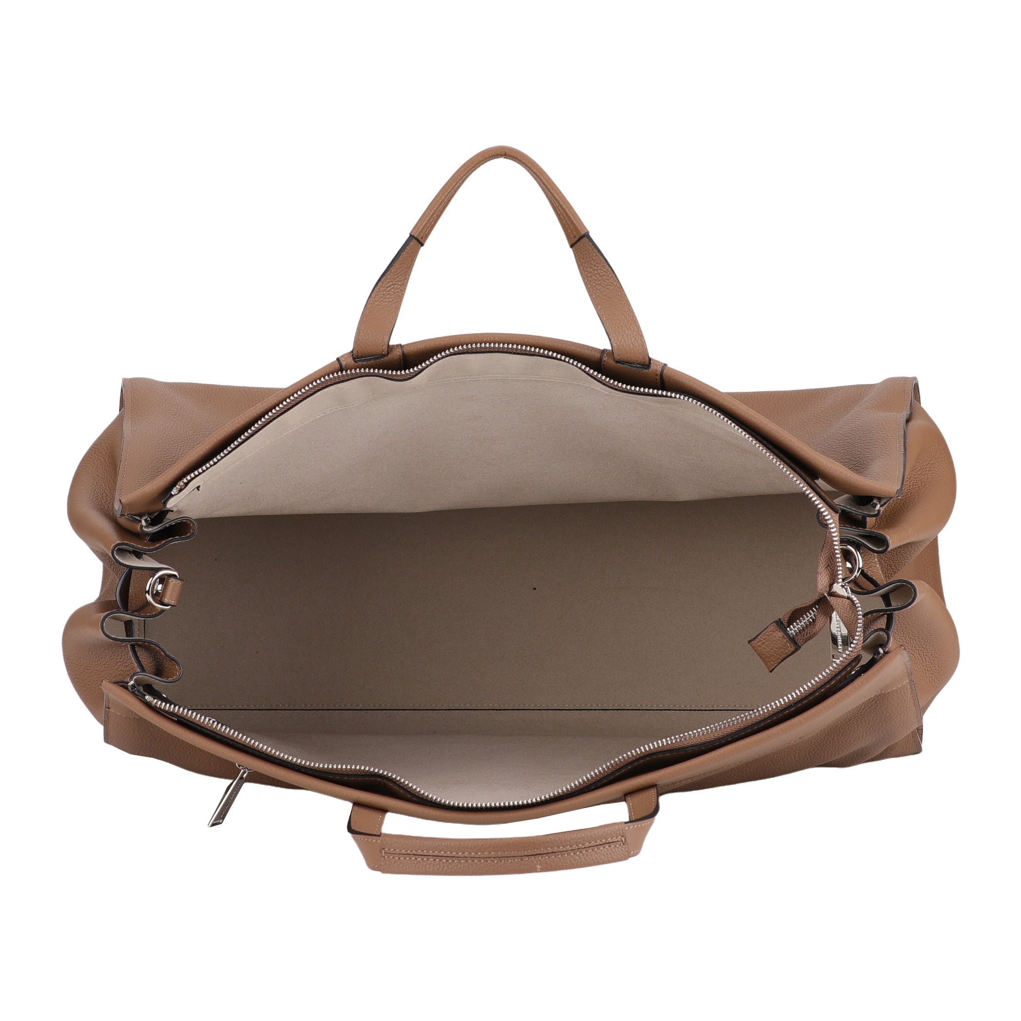 arthur-et-aston-daphn-sac-de-voyage-cuir-taupe image 4