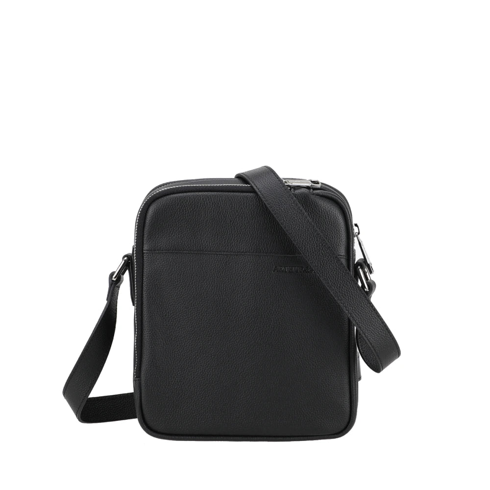 arthur-et-aston-ga-l-sac-travers-m-cuir-noir-homme image 1