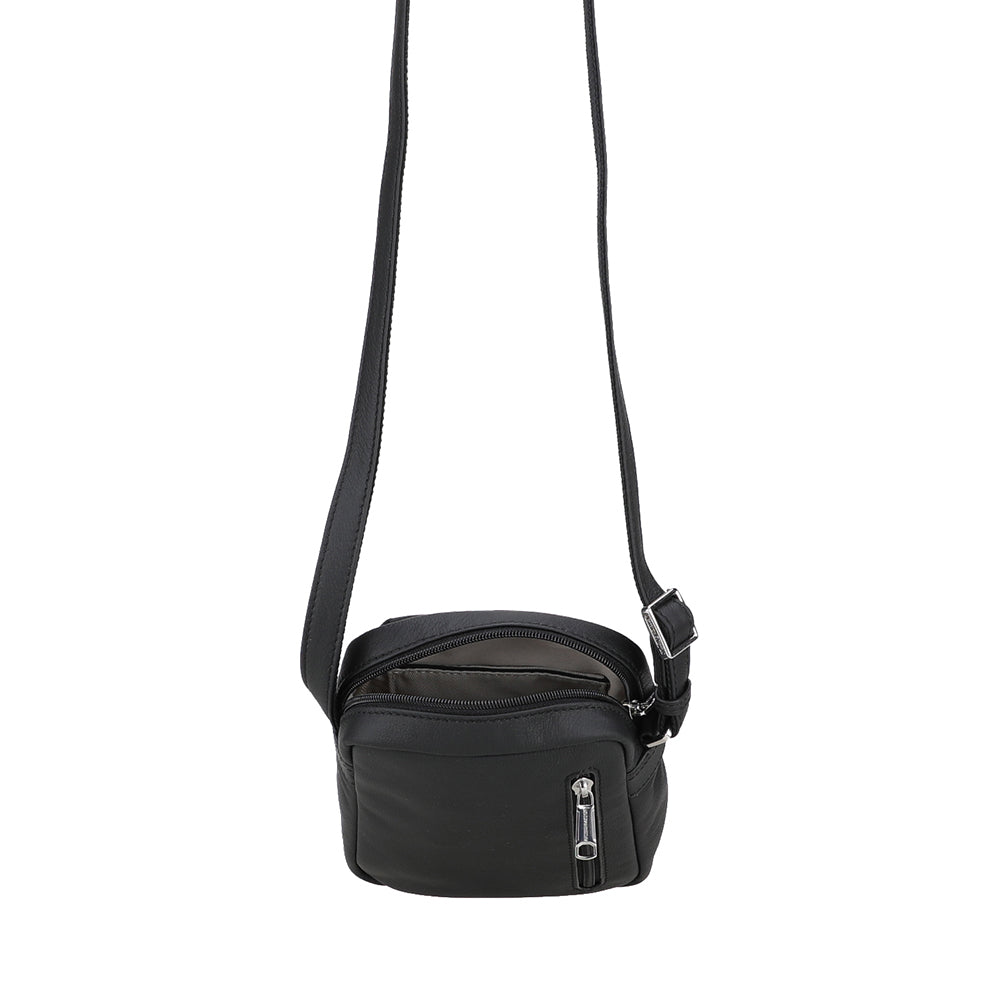 arthur-et-aston-sim-on-sac-travers-cuir-noir-homme image 4