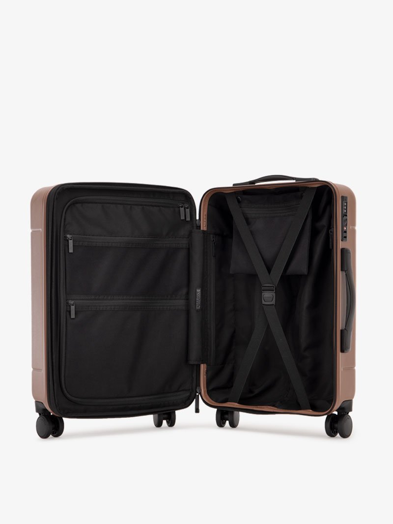 calpak-hue-valise-rigide-medium-chocolat-extensible image 3