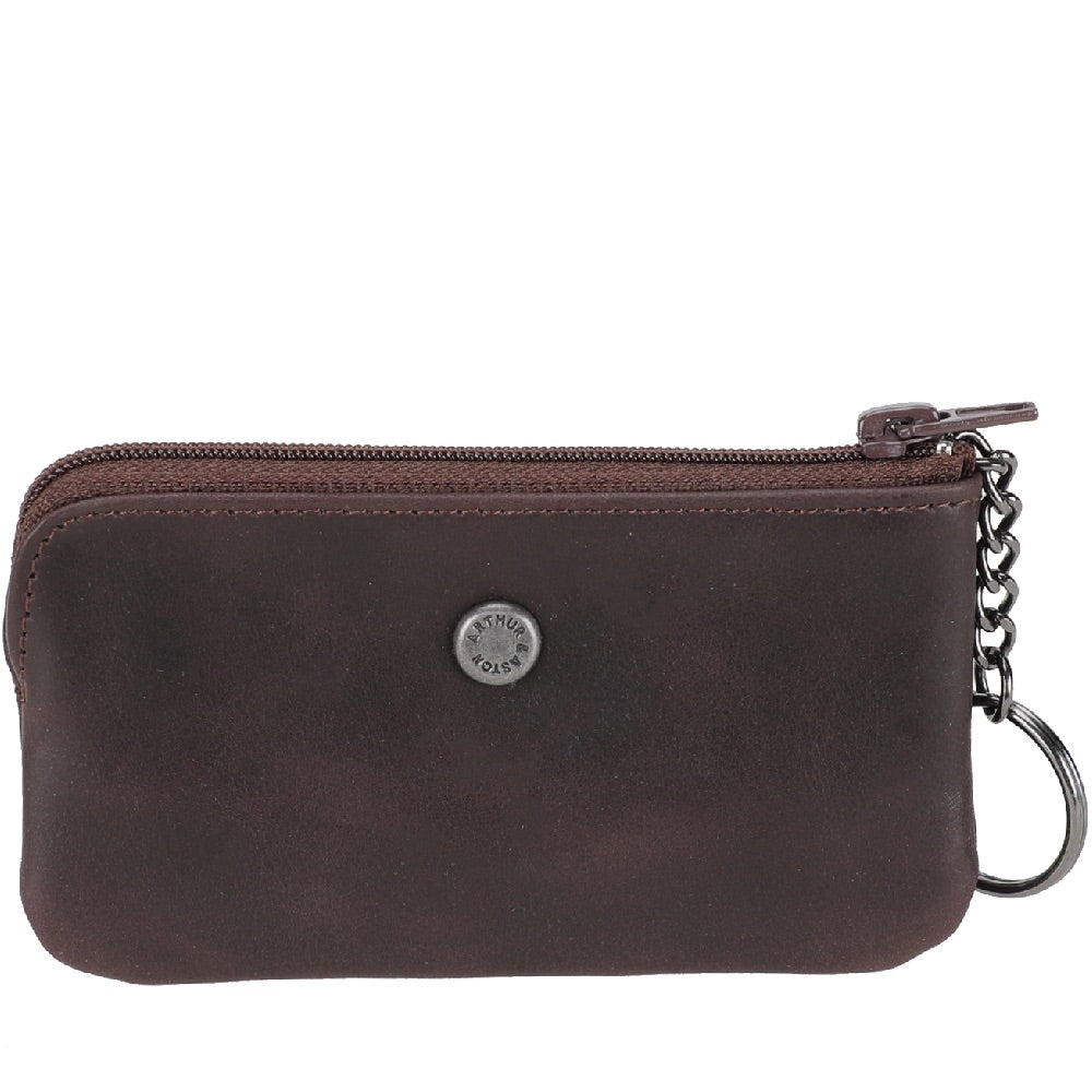 arthur-et-aston-cosmo-porte-monnaie-cuir-chataigne-12-cm image 1