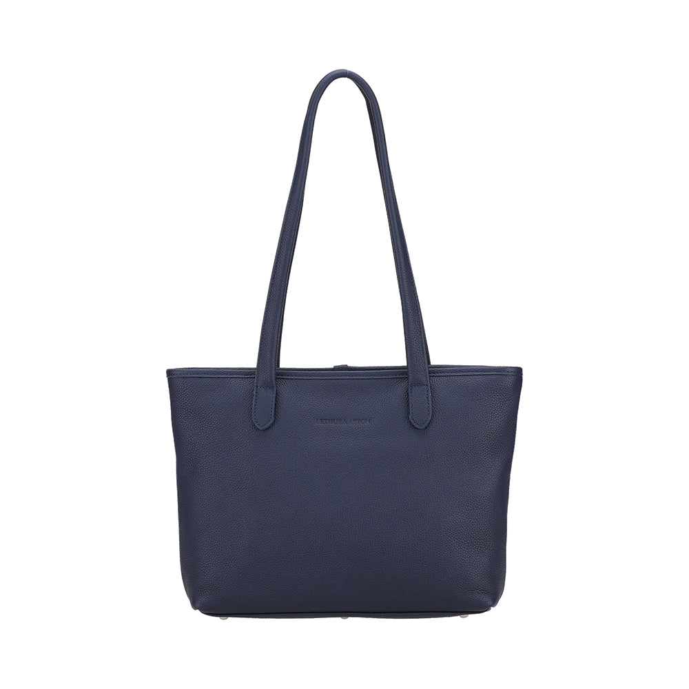 arthur-et-aston-rosalia-petit-sac-shopping-cuir-noir image 1