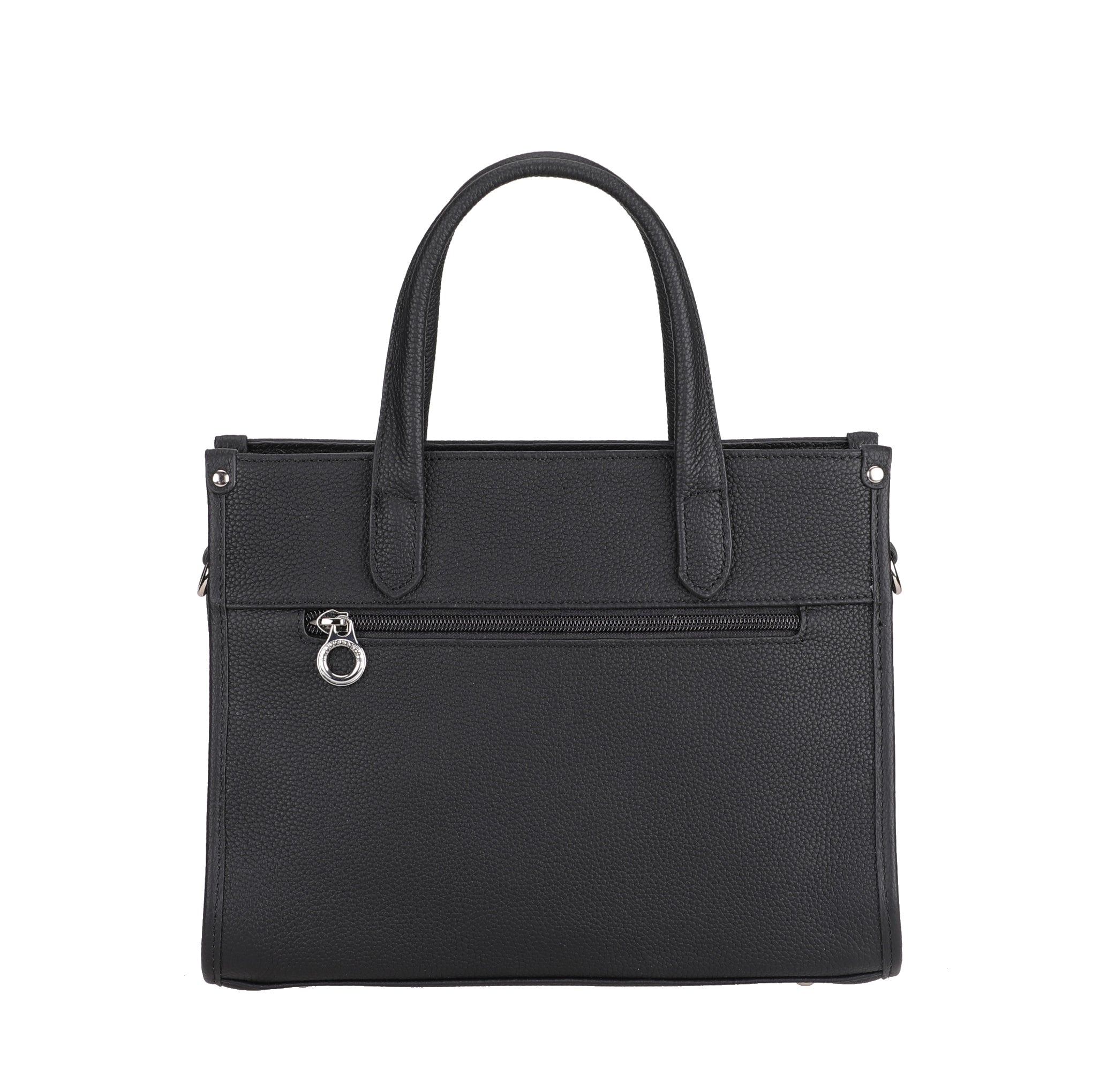 arthur-et-aston-rosalia-sac-main-cuir-noir-foulonn image 4