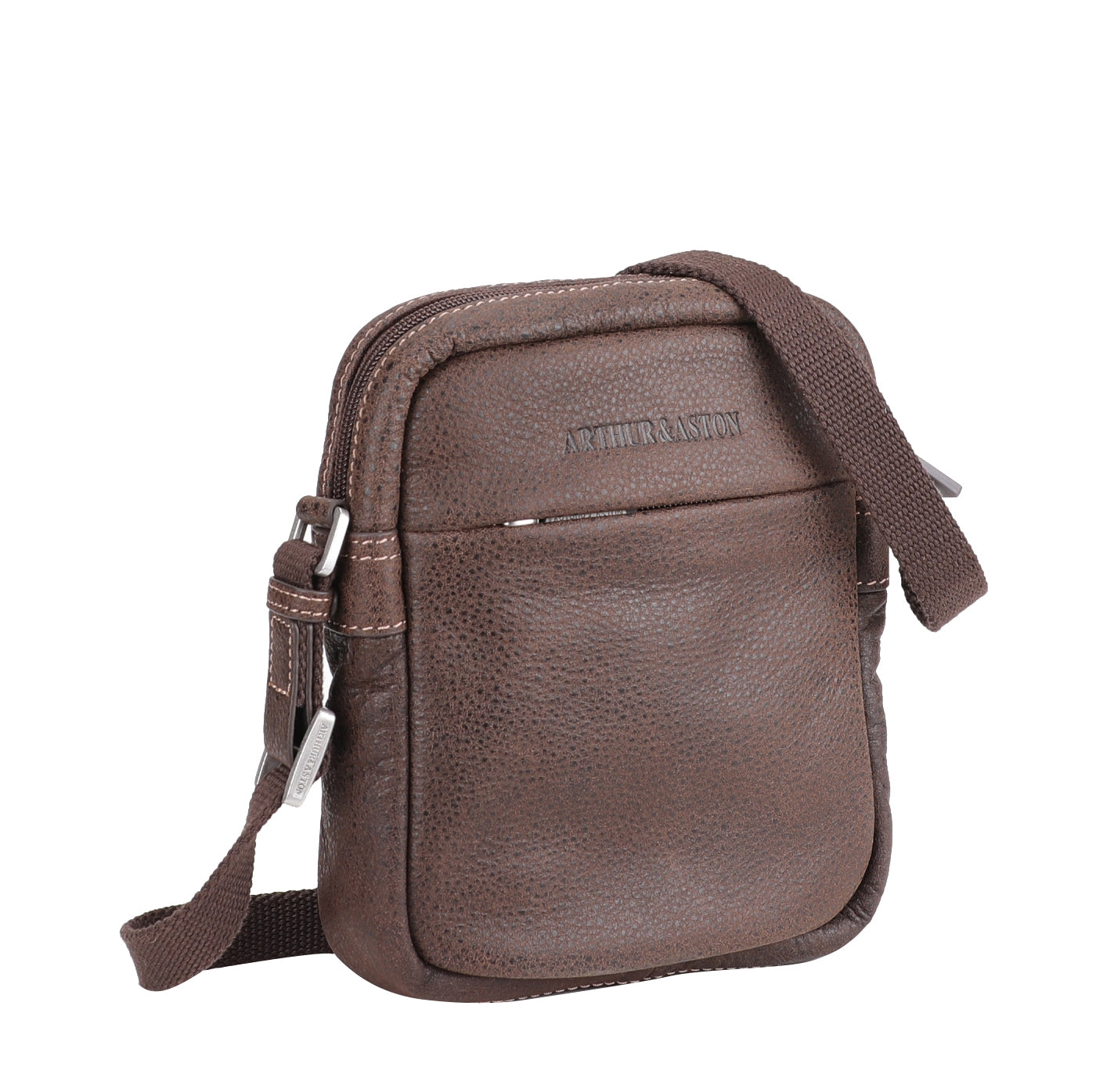 arthur-et-aston-cristiano-sac-travers-cuir-noir-petit-mod-le image 2
