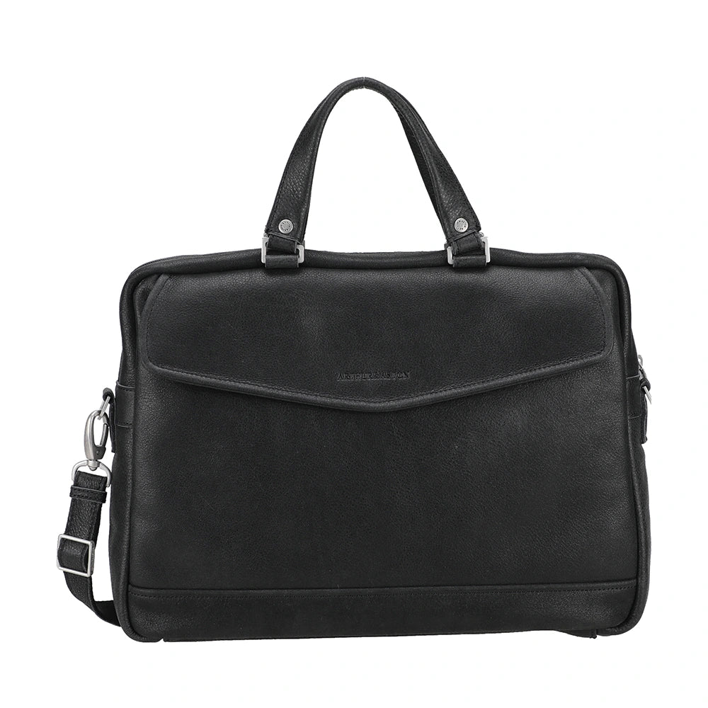 arthur-et-aston-owen-porte-documents-cuir-noir image 1