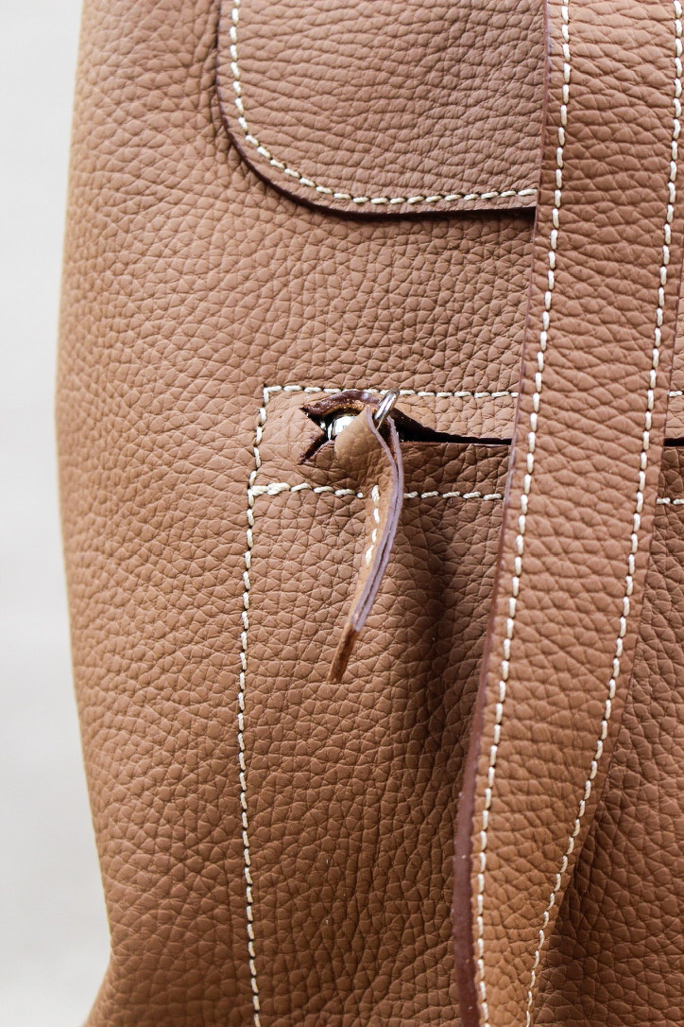charles-et-charlus-marcel-sac-dos-cuir-gold-34-cm image 3