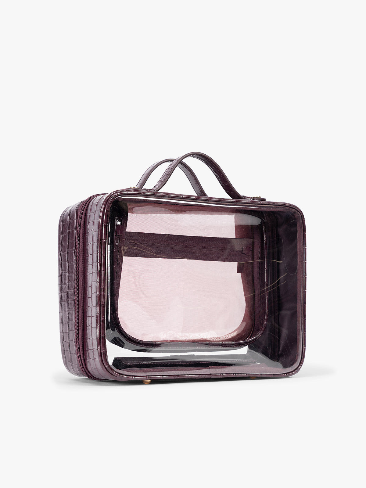 calpak-kaya-trousse-maquillage-transparente-navy-croc image 3