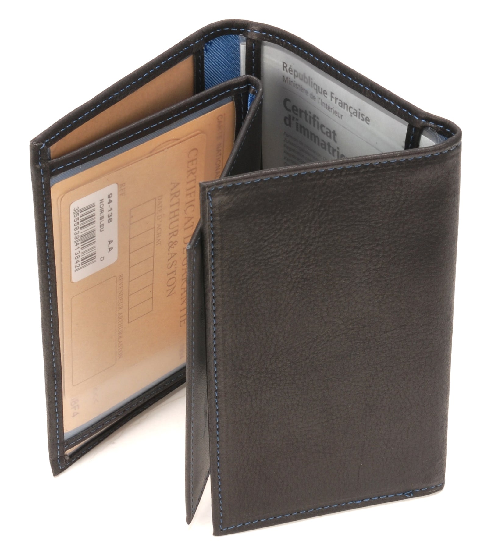 arthur-et-aston-louis-porte-papiers-cuir-gras-noir image 4