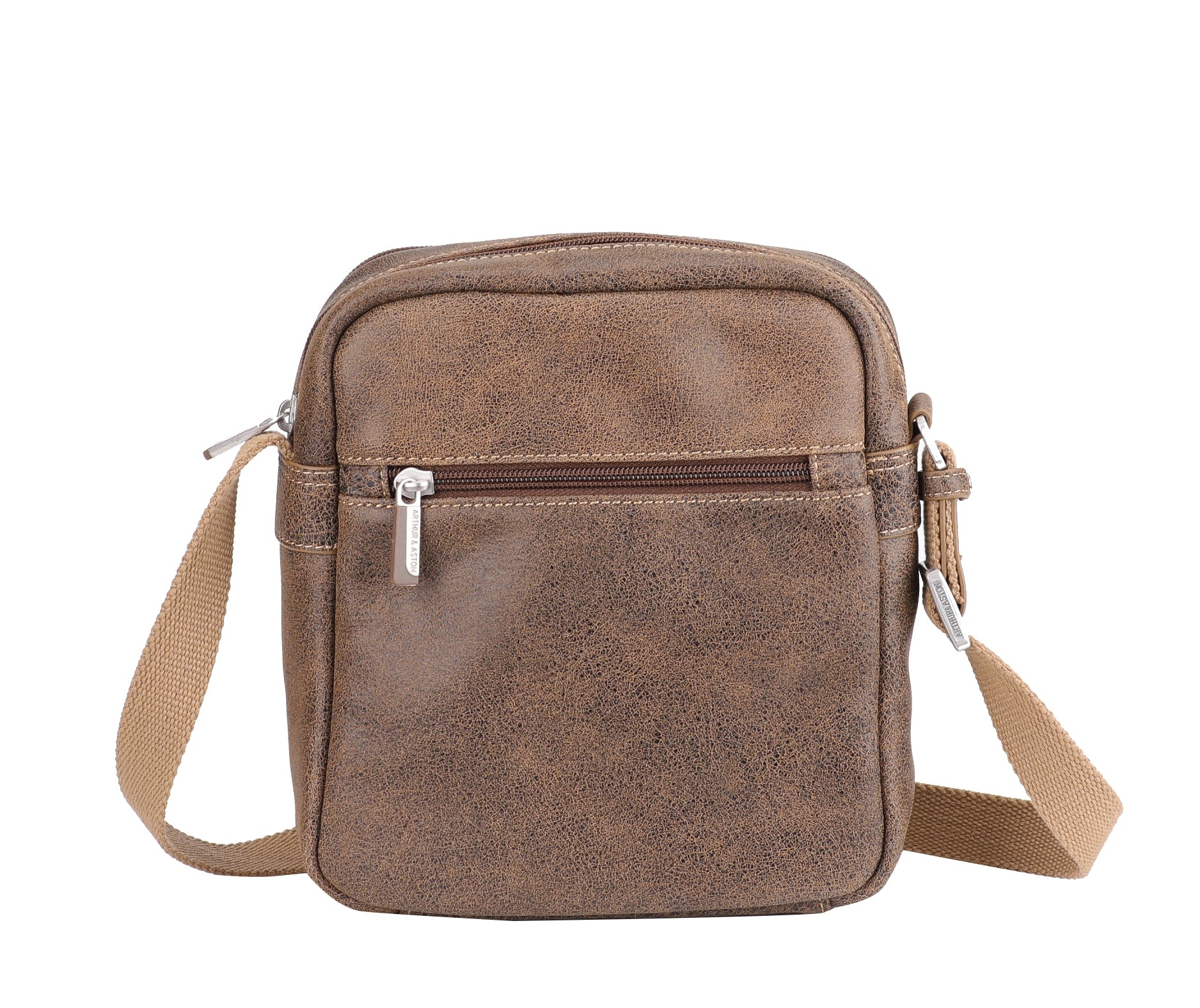 arthur-et-aston-cristiano-sac-travers-cuir-destroy-noir-homme image 3