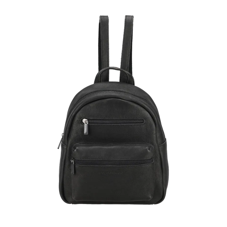 arthur-et-aston-rory-s-sac-dos-cuir-noir-compact-26-cm image 1
