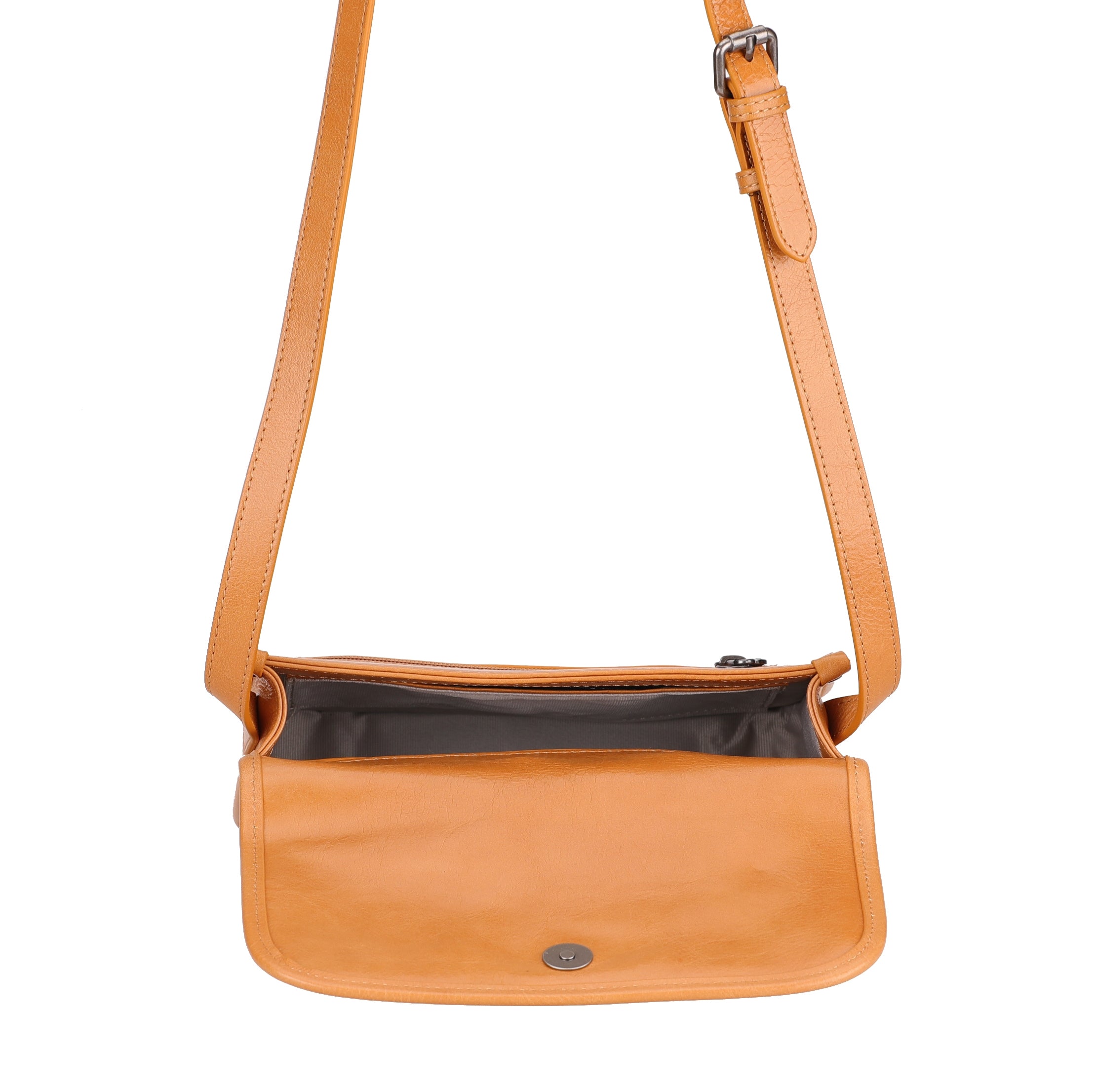arthur-et-aston-edith-sac-bandouli-re-cuir-cognac-mini image 6