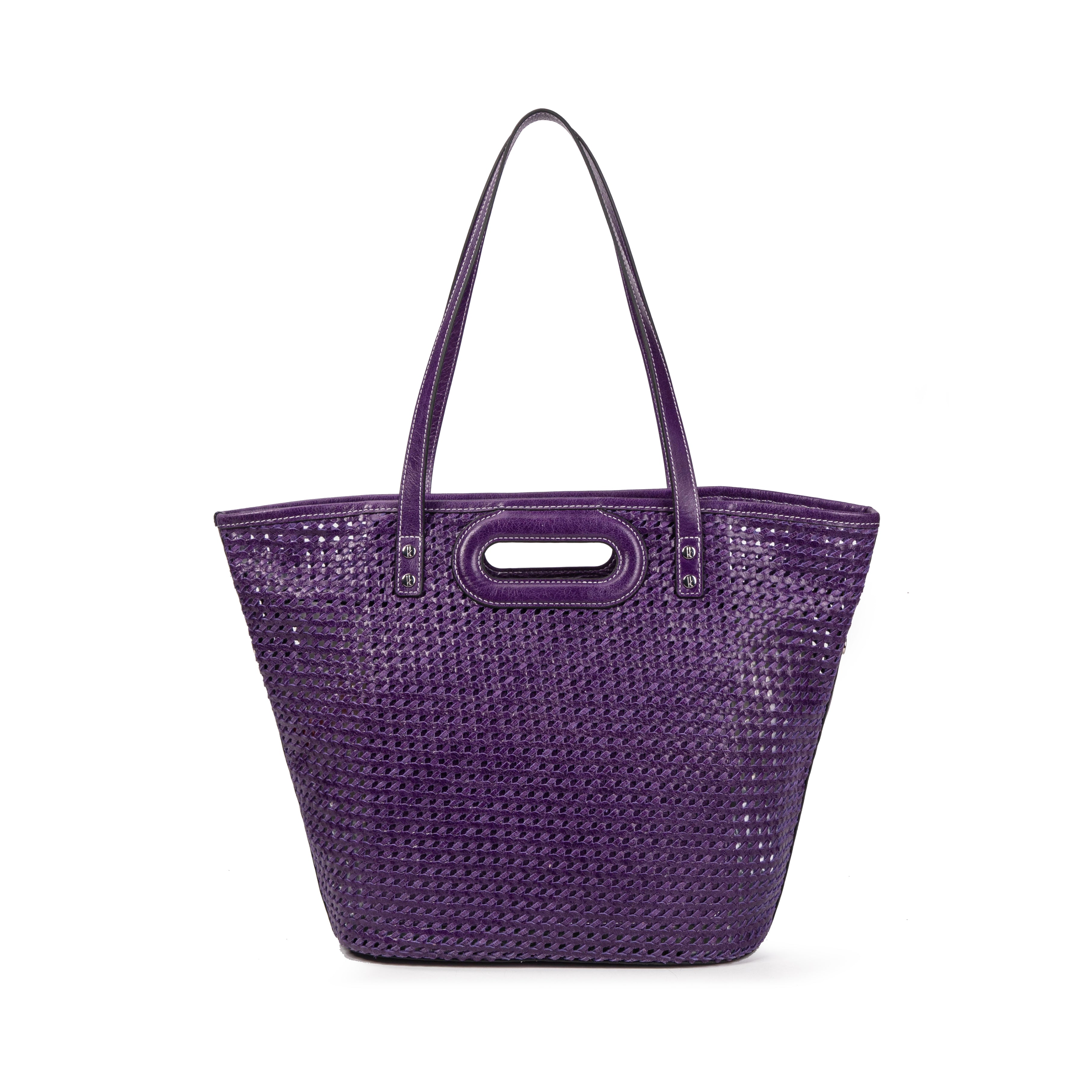 kate-lee-cabas-ofine-sac-cabas-violet-vachette-tress-e image 4
