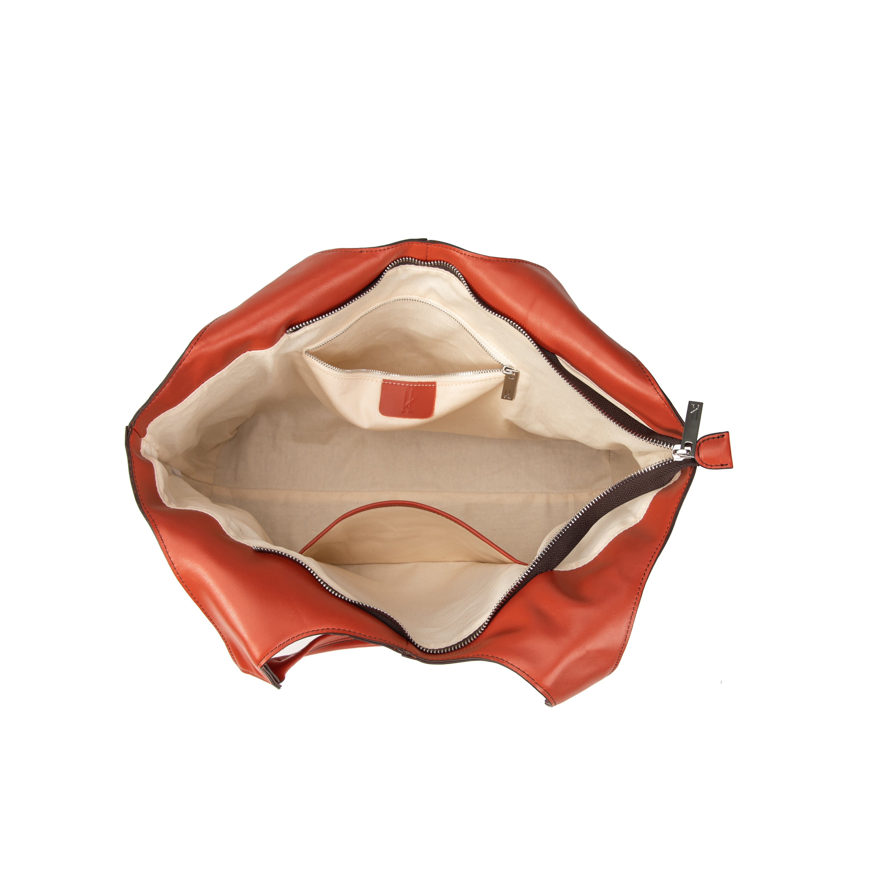 kate-lee-clemence-sac-cuir-rouge-clair image 3