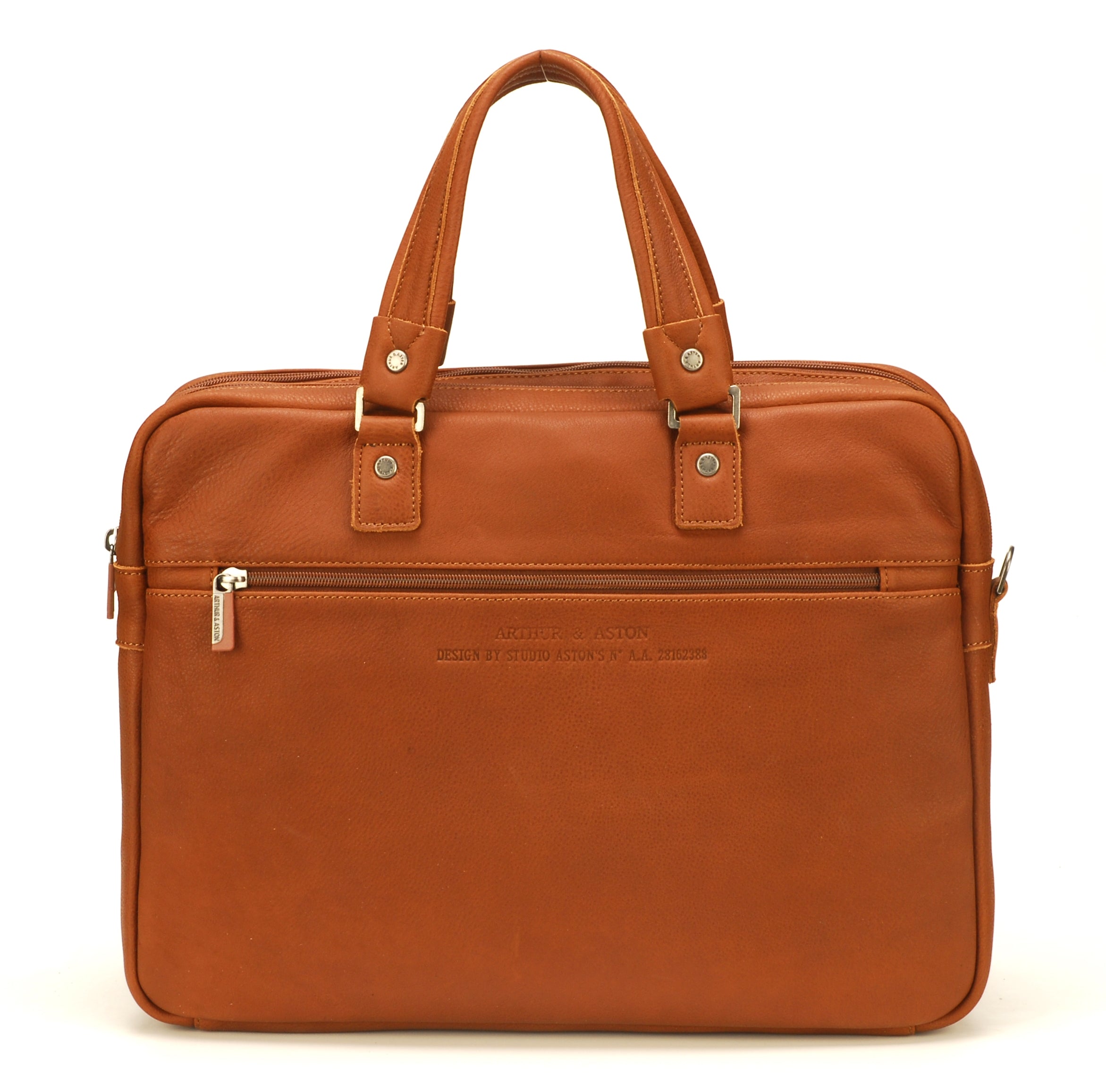 arthur-et-aston-oscar-porte-document-cuir-cognac-2-soufflets image 4