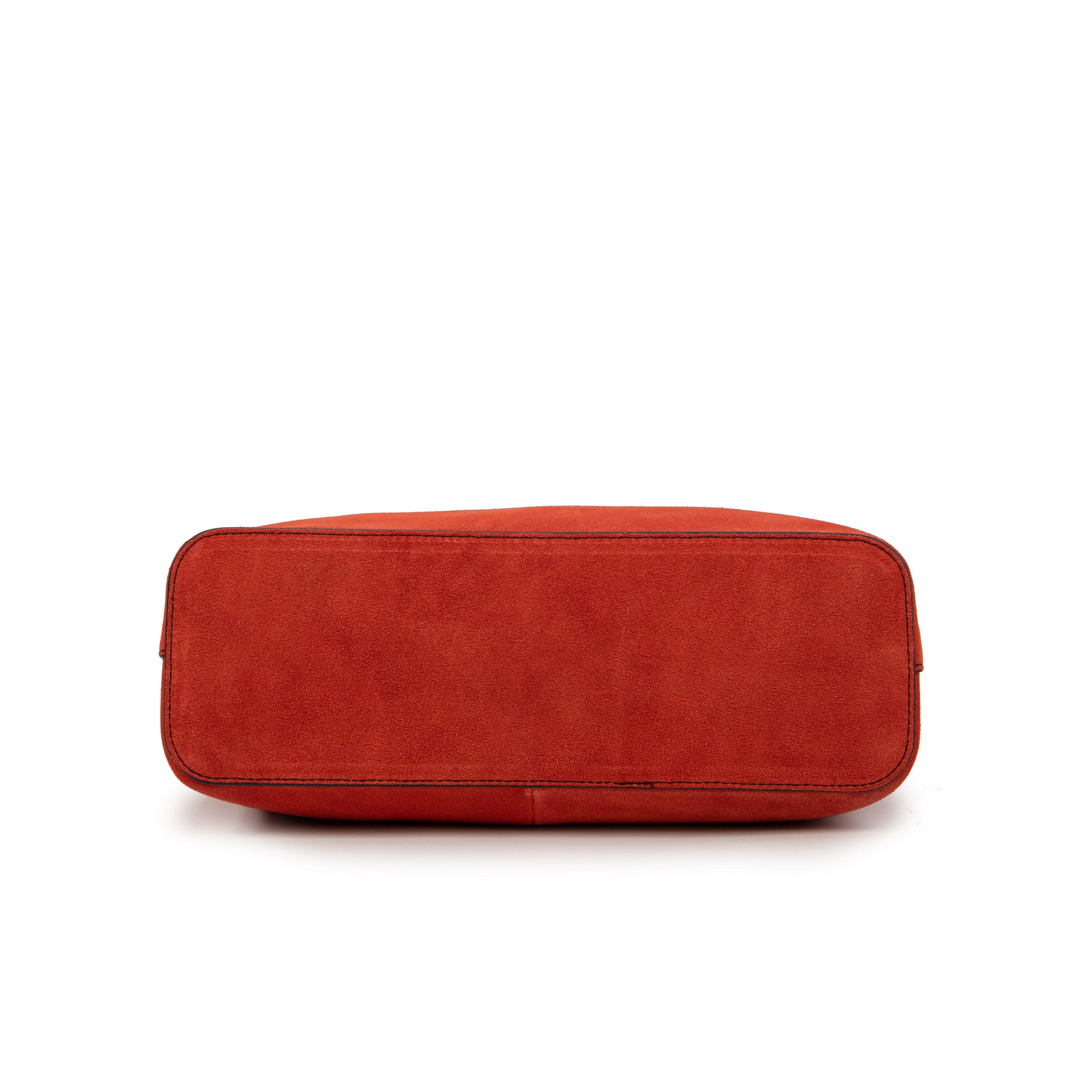 kate-lee-sac-cabas-m-lune-cuir-velours-rouge image 5