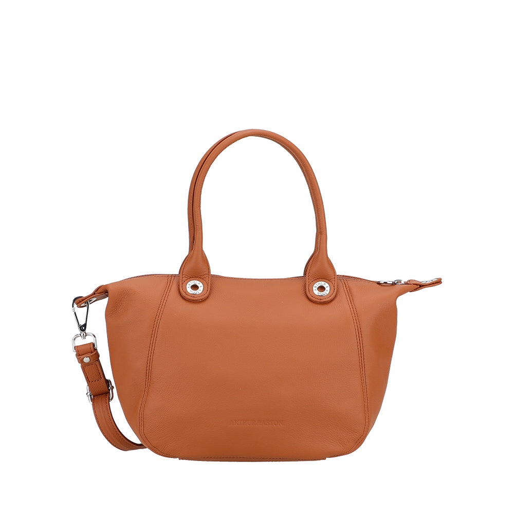 arthur-et-aston-louisa-petit-sac-cabas-cuir-beige image 7