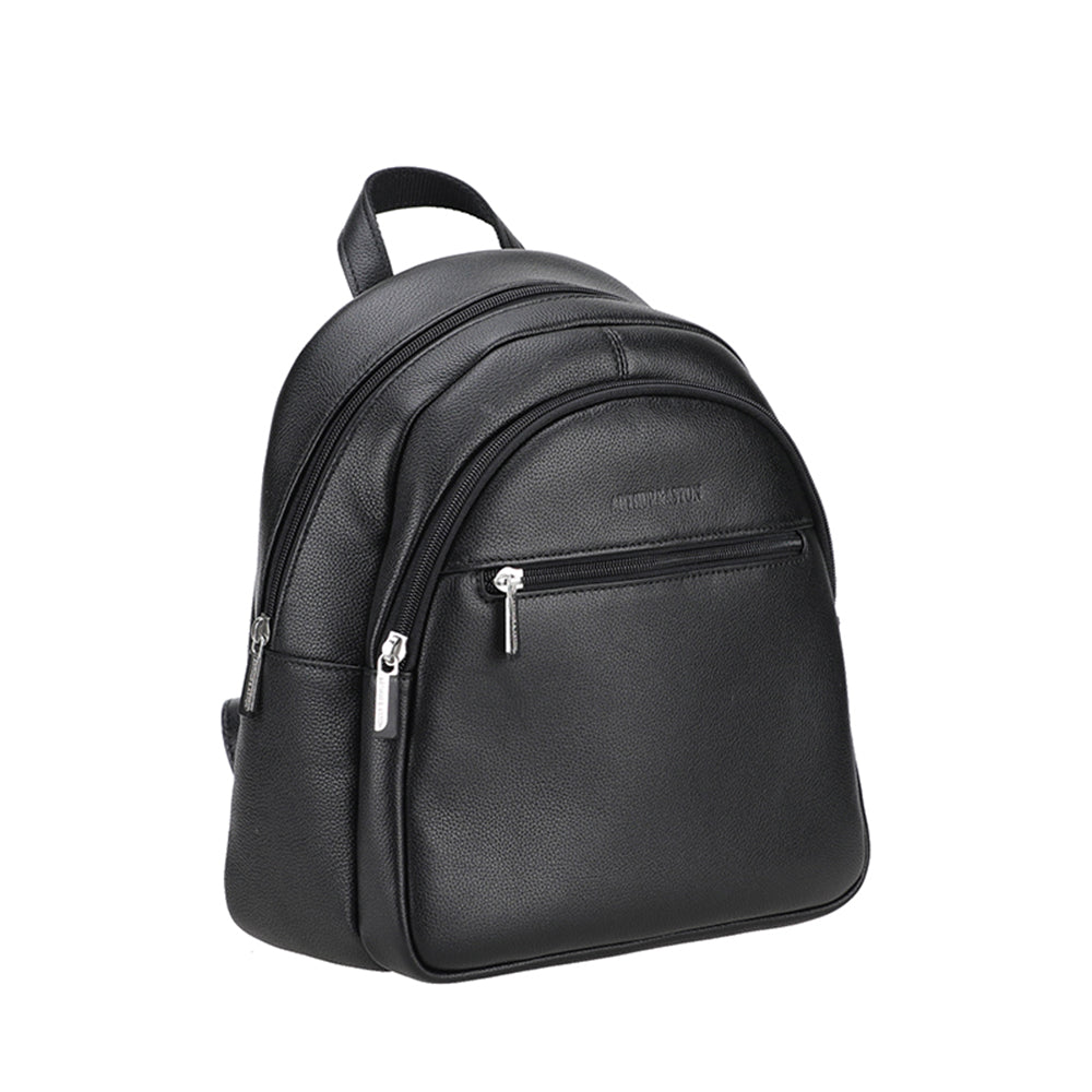 arthur-et-aston-dorian-petit-sac-dos-cuir-noir image 2