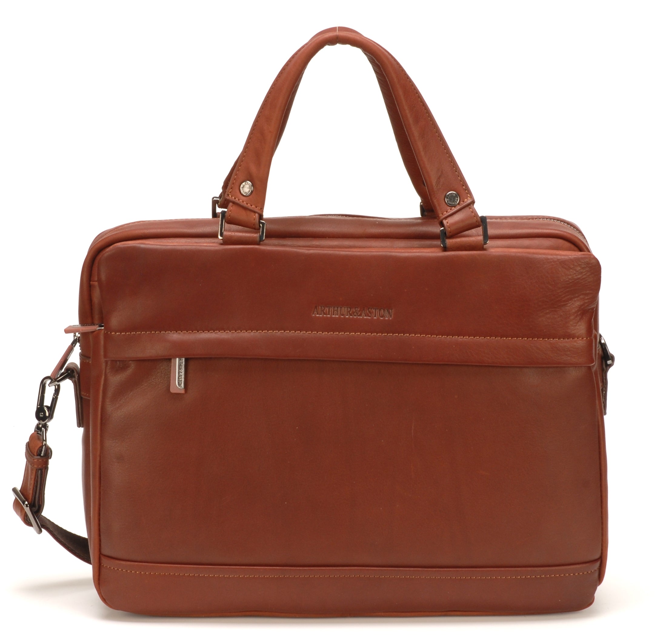 arthur-et-aston-pablo-porte-document-cuir-cognac-a4 image 1