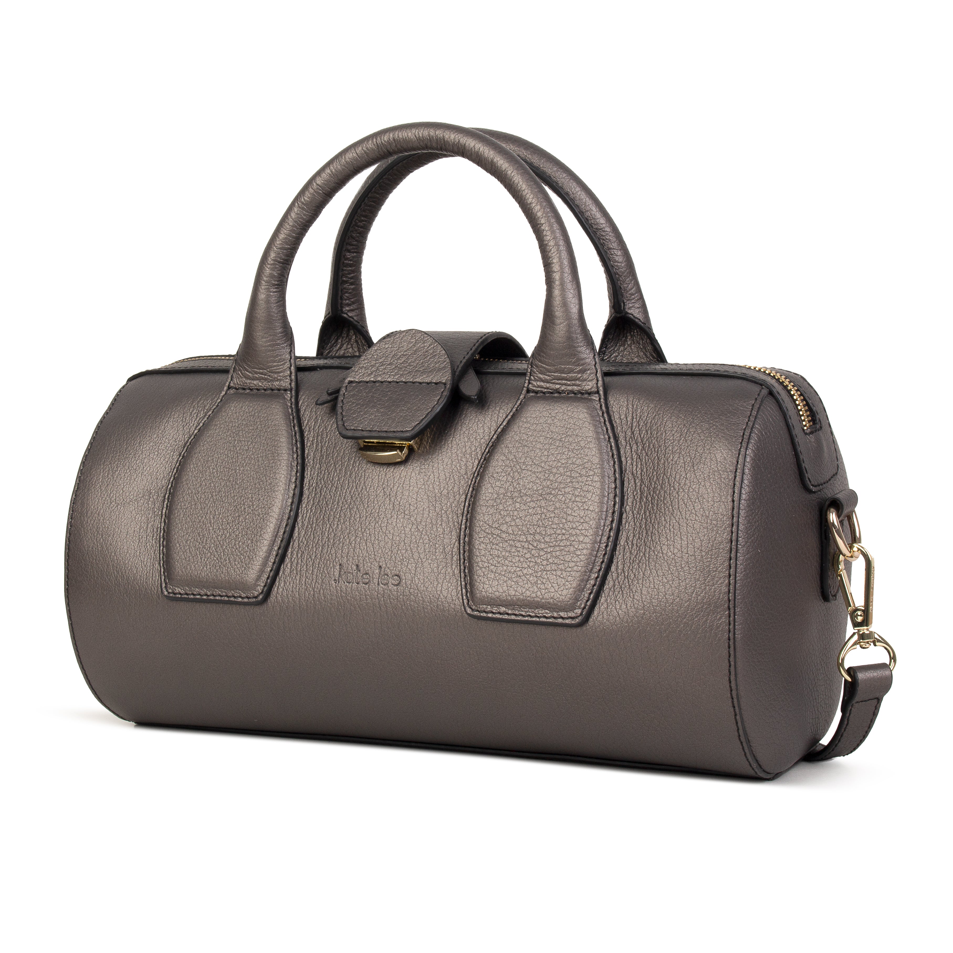 kate-lee-frola-g-sac-bowling-vachette-grain-e-gris image 2