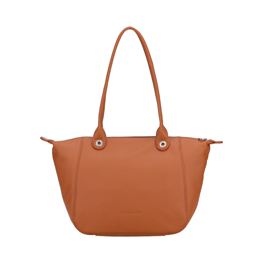 arthur-et-aston-louisa-moyen-cabas-cognac-cuir-vachette image 2