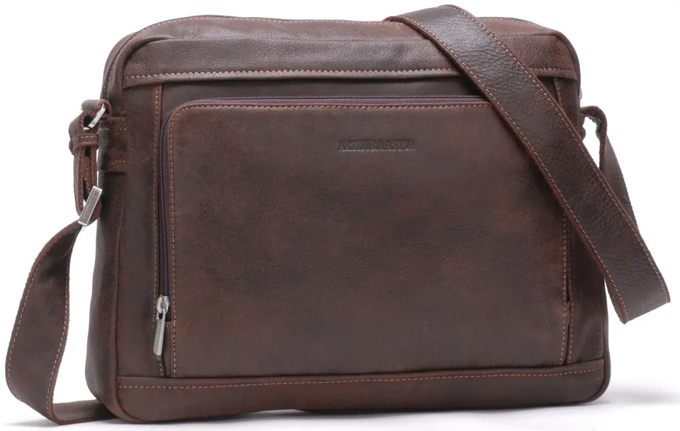 arthur-et-aston-cristiano-sac-cuir-ch-taigne-homme image 1