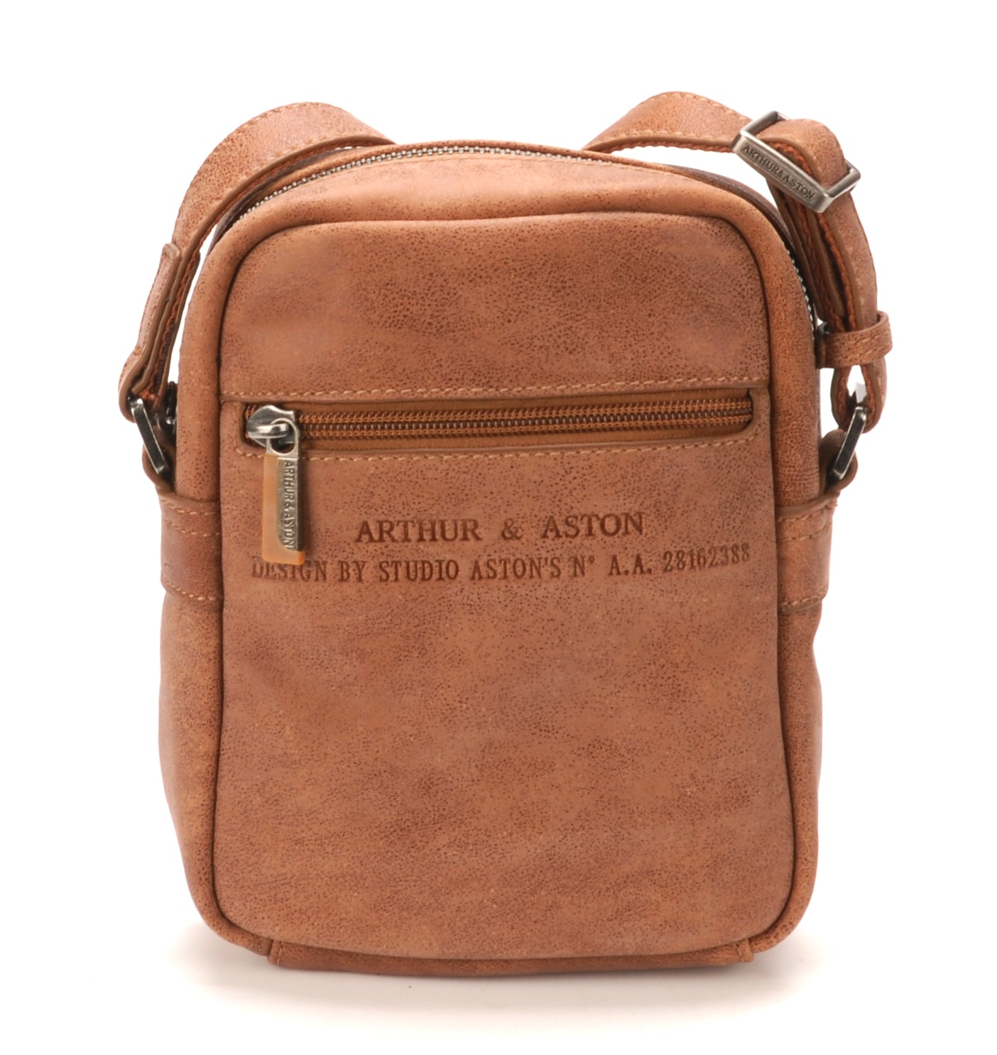 arthur-et-aston-diego-sac-travers-homme-cuir-marron-petit image 8